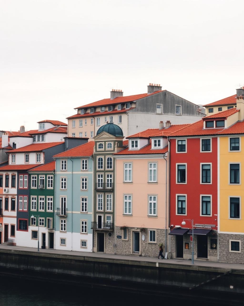 Vista turística de Porto, Portugal
